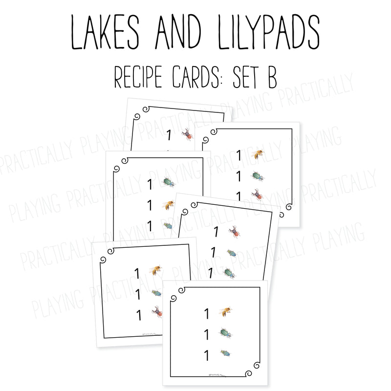 Lakes and Lily Pads- Insects PlayRounds Pack