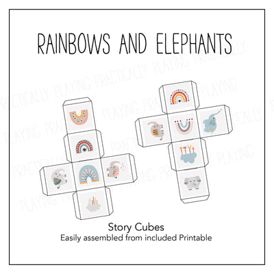 Elephants and Rainbows Card Pack