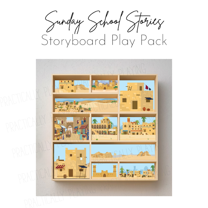 Sunday School Story Board Shelf