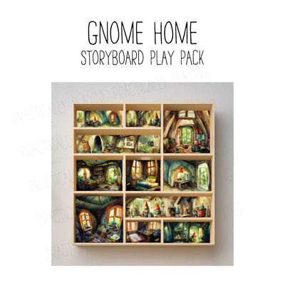 Gnome Home Story Board Shelf with Wrappables