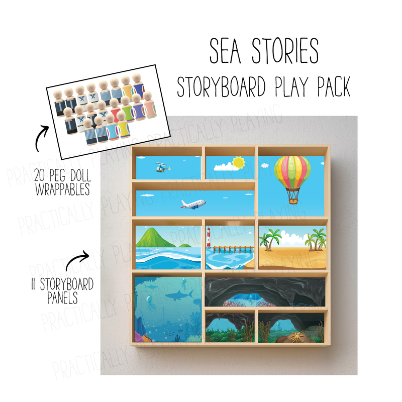 Sea Stories StoryBoard Shelf