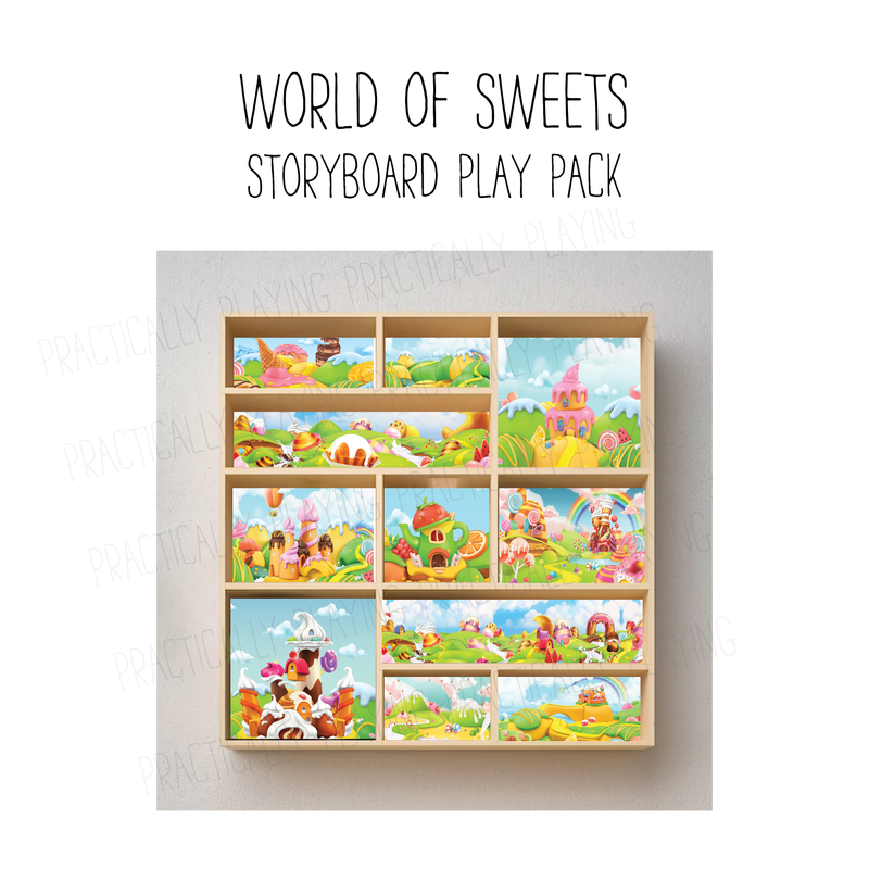 World of Sweets StoryBoard Shelf