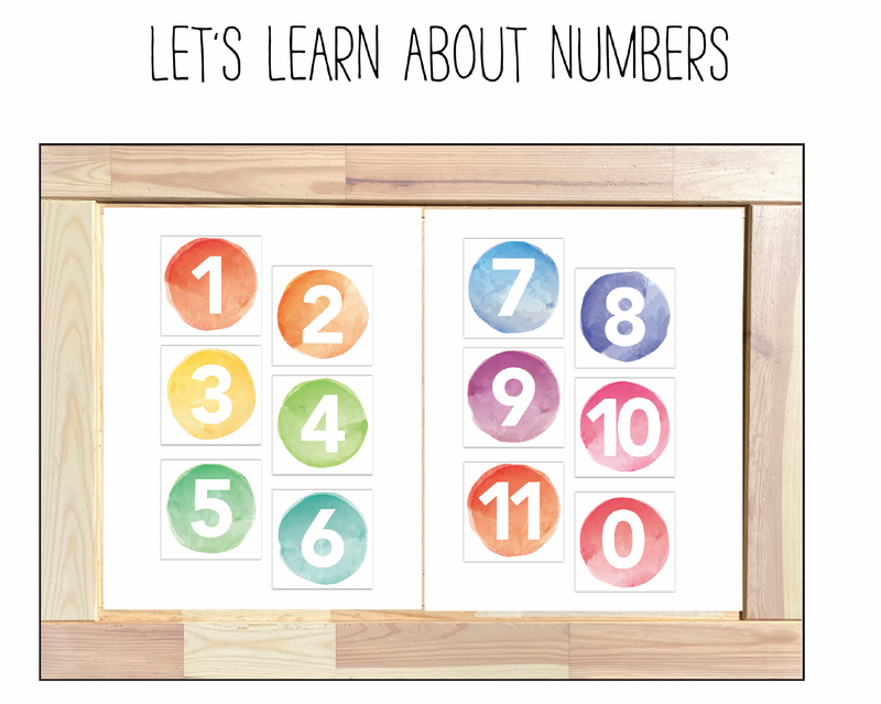 Learning Numbers Card Pack Bundle 1