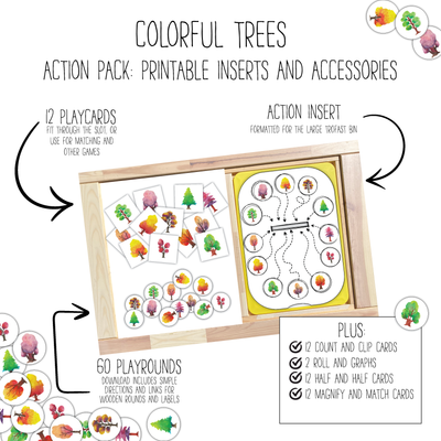 Colorful Trees 1 Slot Action Pack