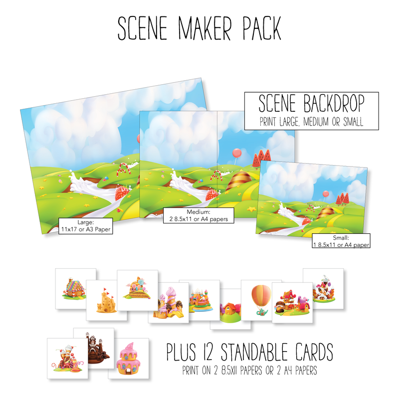 World of Sweets Scene Maker Pack