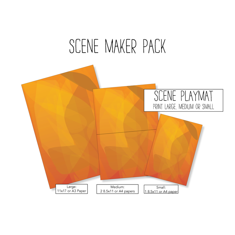 Fall Fairytale Scene Maker Pack with Standables