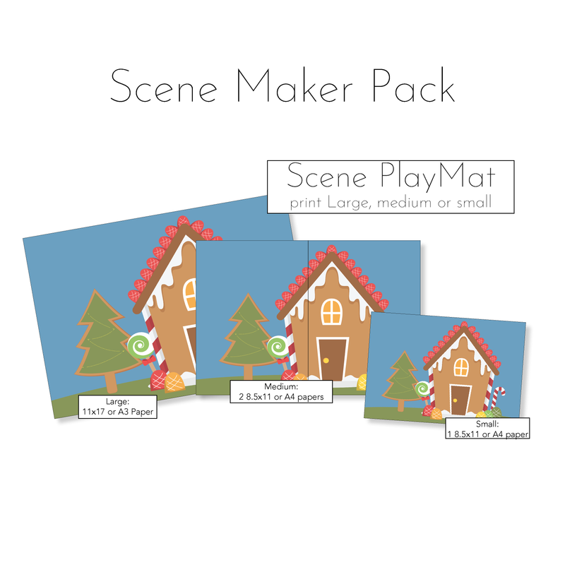 Gingerbread House Scene Maker Pack