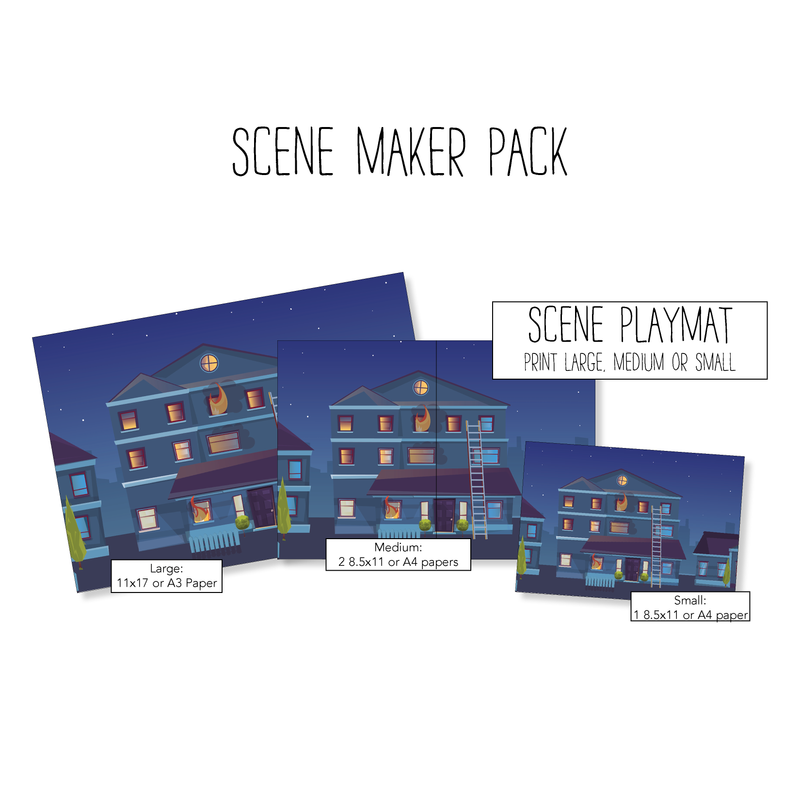 Fire Fighting Scene Maker Pack