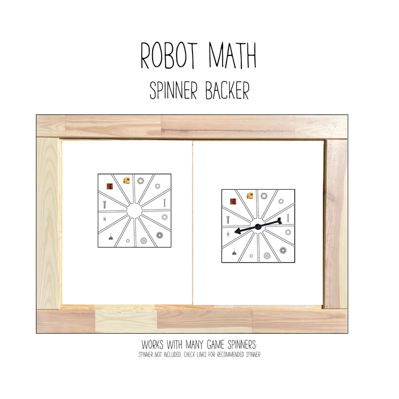Robot Math Spinner