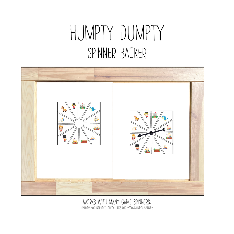 Humpty Dumpty Spinner Backer