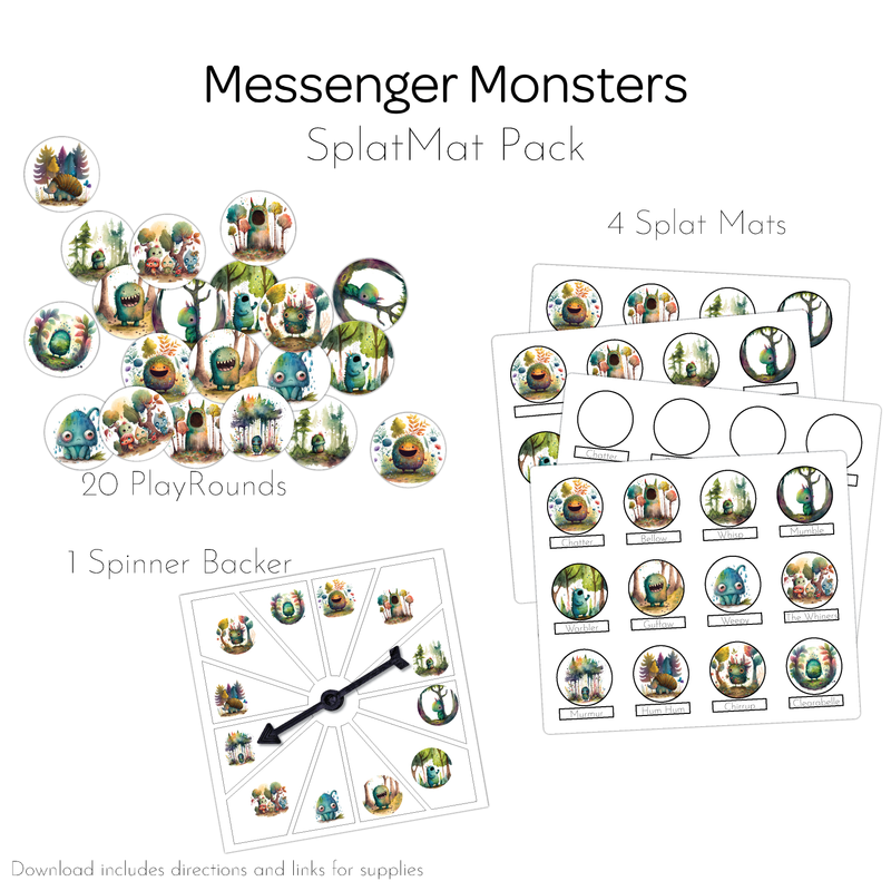 Messenger Monster Storybook Action Pack