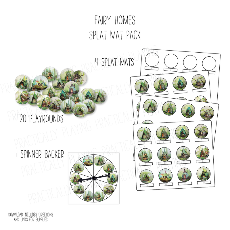 Fairy Homes Splat Mat Game Pack (VIP EXCLUSIVE!)