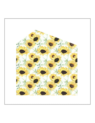 Summer Sunflowers- Dollhouse Printable Wallpaper