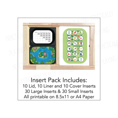 Let's Go to the Zoo Printable Insert Pack