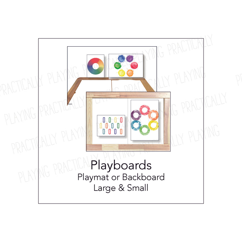 Colorful Printable Insert & PlayBoard Pack