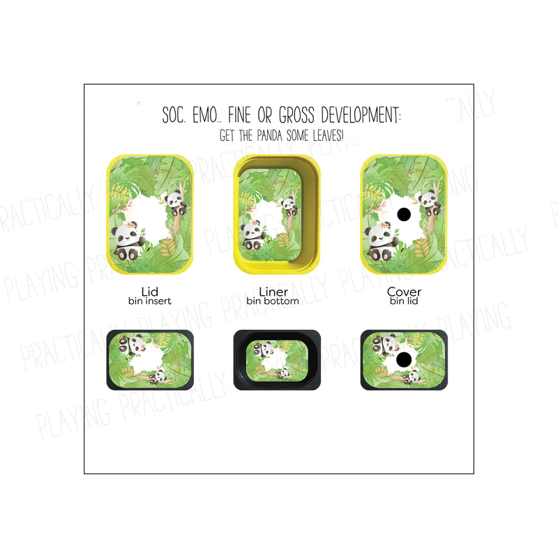 Panda Party Printable Insert Pack with Free Table Planner