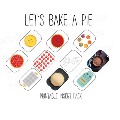 Let's Bake a Pie Printable Insert Pack