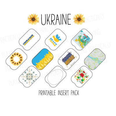 Ukraine Printable Insert Pack