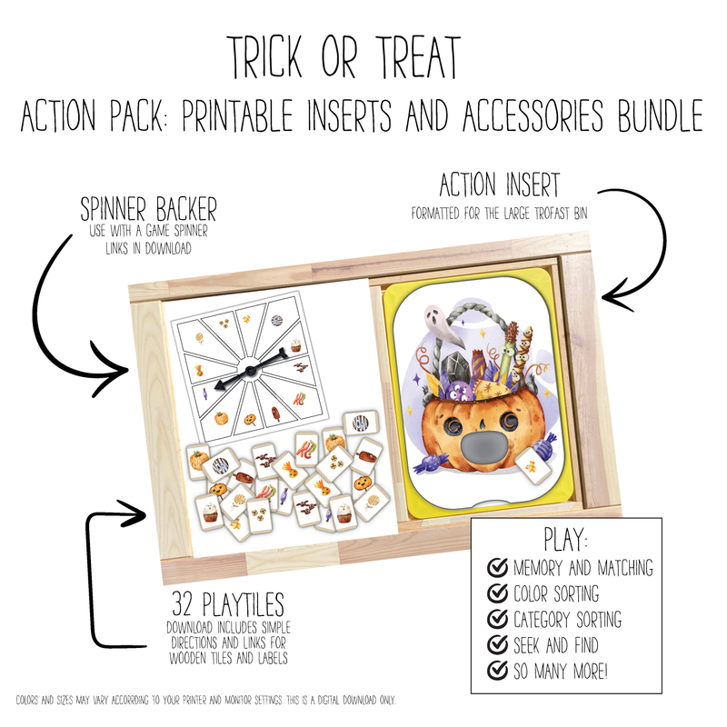 Trick or Treat Mouth Action Pack