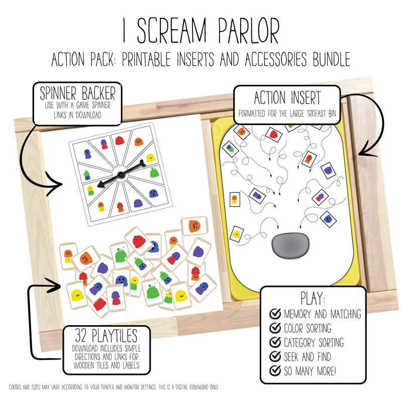 I Scream Parlor Mouth Action Pack
