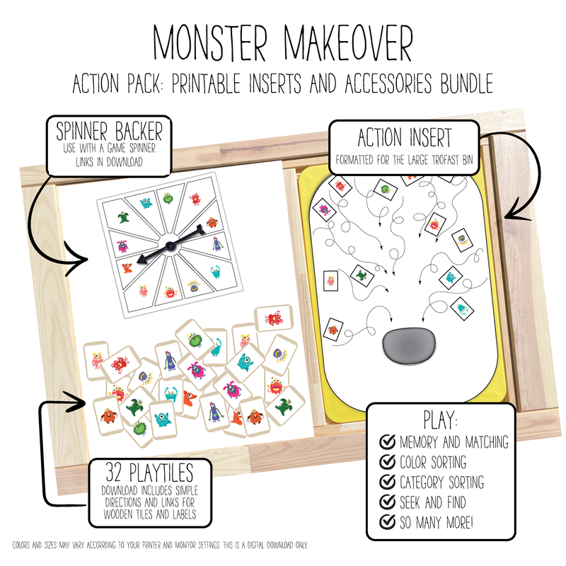 Monster Makeover Mouth Action Pack