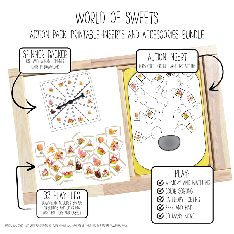World of Sweets Mouth Action Pack