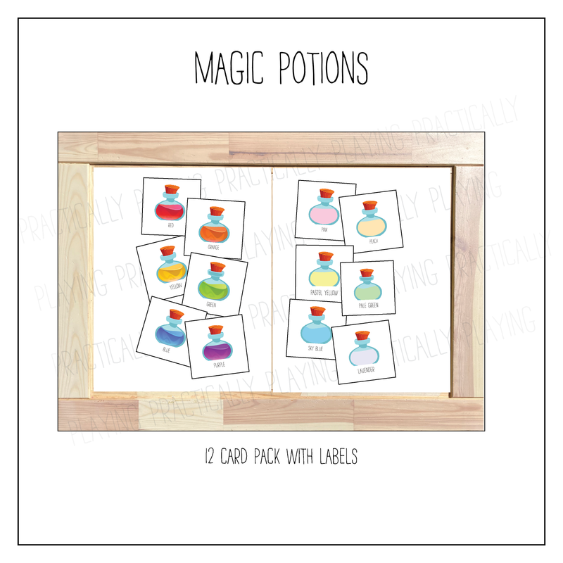 Magic Potion Kitchen Three Part Cards