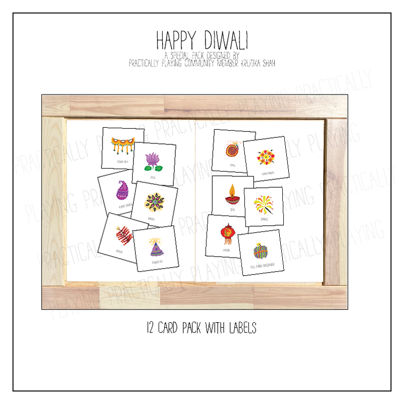 Happy Diwali Three Part Cards