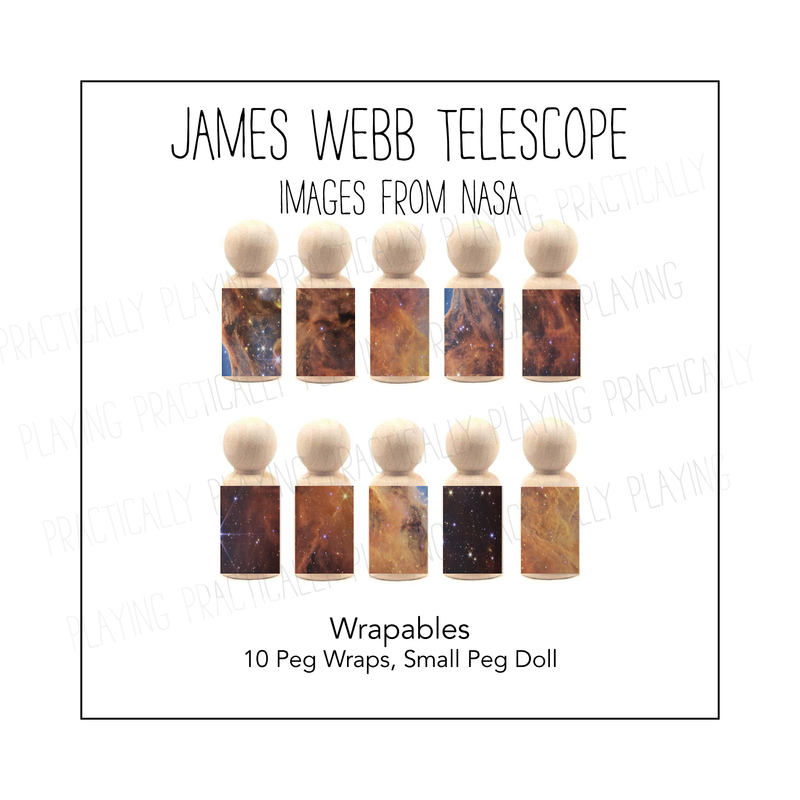 James Webb Telescope Images Wrapable Peg Pack