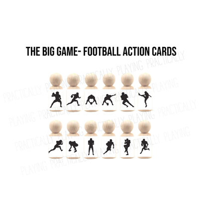 The Big Game Football Action Cards Printable Play Pack