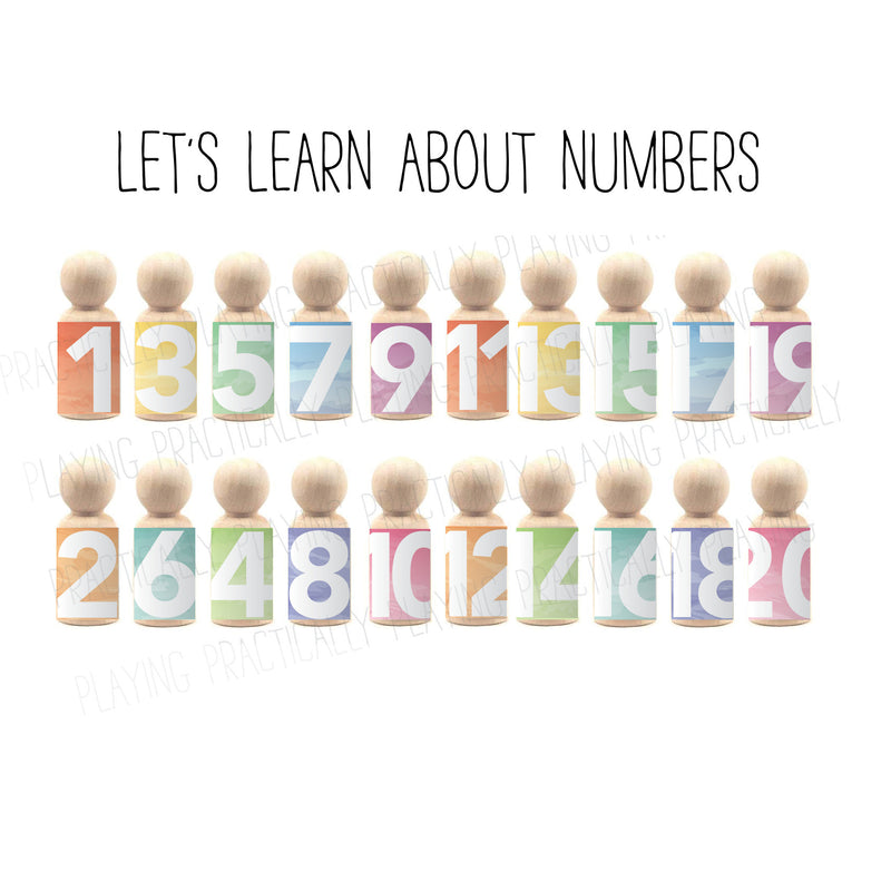 Learning Numbers Wrapables