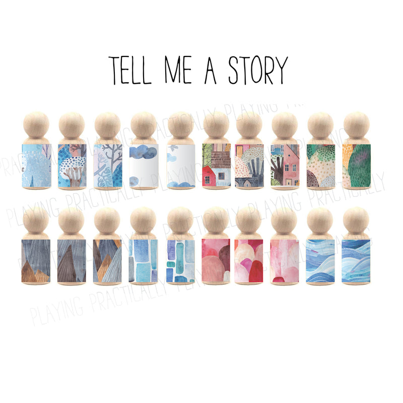Tell Me a Story Wrapable Peg Pack