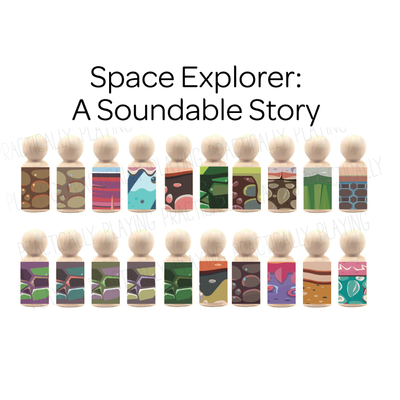 Space Adventures Story Board Shelf with Wrappables