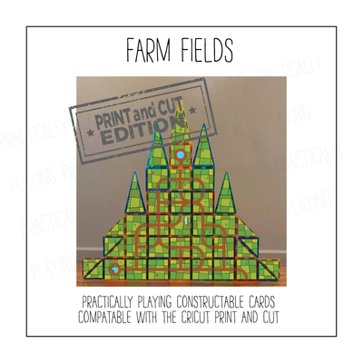 Farm Fields Constructable- Cricut Print and Cut Compatible
