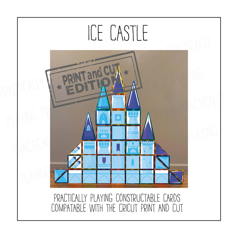 Ice Castle Constructable- Cricut Print and Cut Compatible