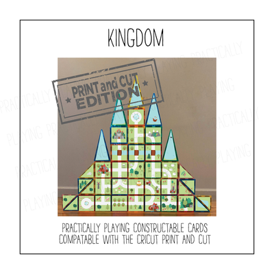 Kingdom Constructable- Cricut Print and Cut Compatible