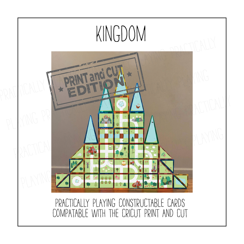 Kingdom Constructable- Cricut Print and Cut Compatible