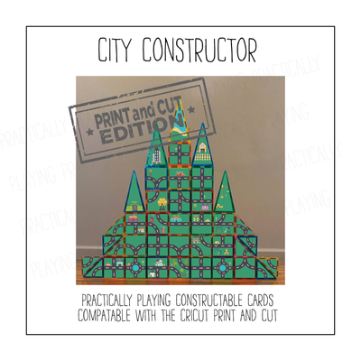 City Constructable- Cricut Print and Cut Compatible