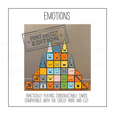 Emotions Constructable- Cricut Print and Cut Compatible