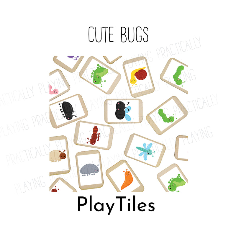 Cute Bugs Action Pack: Printable Inserts and Loose Parts VIP ONLY