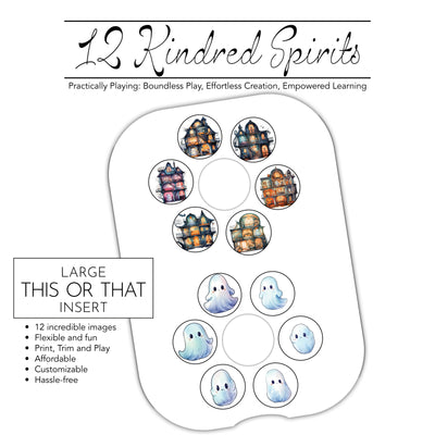 12 Kindred Spirits Action Pack: Printable Inserts and Loose Parts