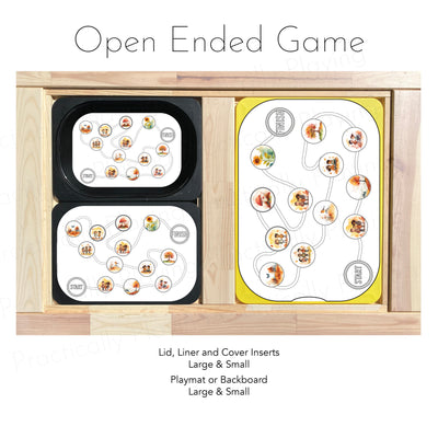 Autumn Adventure Game Essentials Pack: Printable Insert, Game and Loose Parts Pack