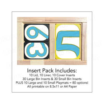 River Numbers Versa Pack- 10 Inserts and 10 Cards