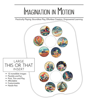 Imagination in Motion Action Pack: Printable Inserts and Loose Parts