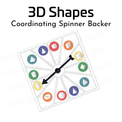 3D Shapes Game Essentials Game Essentials Pack: Printable Insert, Game and Loose Parts Pack