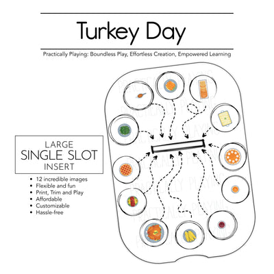 Turkey Day Action Pack: Printable Inserts and Loose Parts