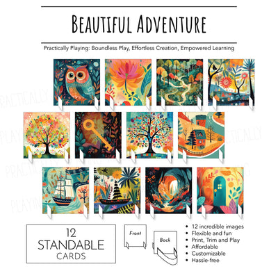 Beautiful Adventure Action Pack Action Pack: Printable Inserts and Loose Parts