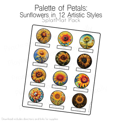 Palette of Petals Game Essentials Pack: Printable Insert, Game and Loose Parts Pack