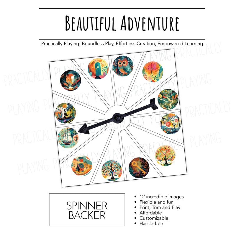 Beautiful Adventure Action Pack Action Pack: Printable Inserts and Loose Parts