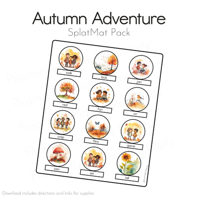 Autumn Adventure Game Essentials Pack: Printable Insert, Game and Loose Parts Pack